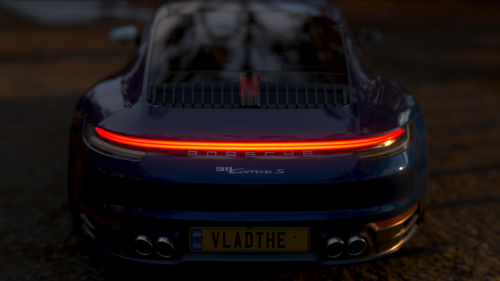 4K, Porsche 911, Forza Horizon 4, Porsche, rear view, Forza, car ...