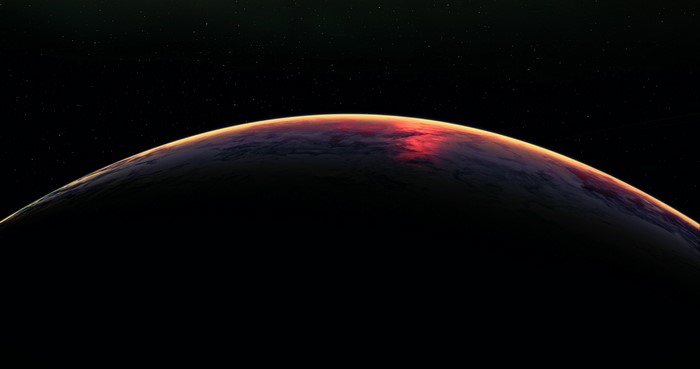 4K Space Art Landscape of Earth