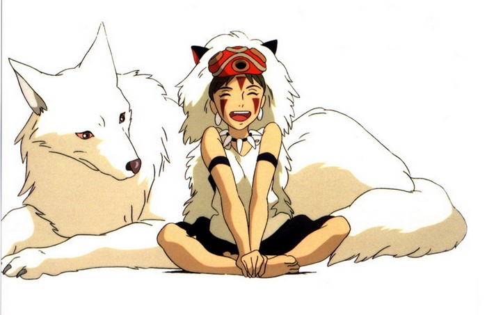 San and Moro from Princess Mononoke