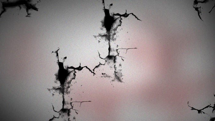 Cracked texture with noise and pink gradient