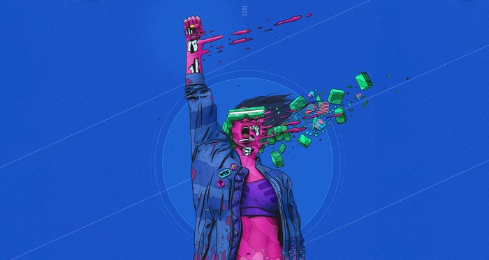 Nick Sullo Cyberpunk Digital Art Woman