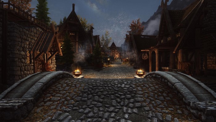 The Elder Scrolls V: Skyrim - Whiterun at Dusk