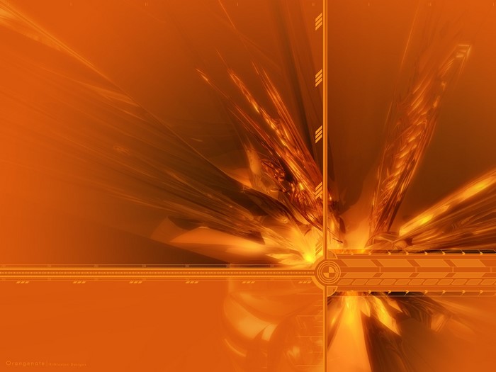 Orange abstract digital art texture