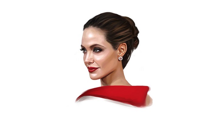 Angelina Jolie portrait