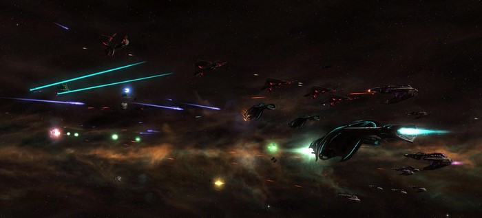 Space battle in Sins of a Solar Empire