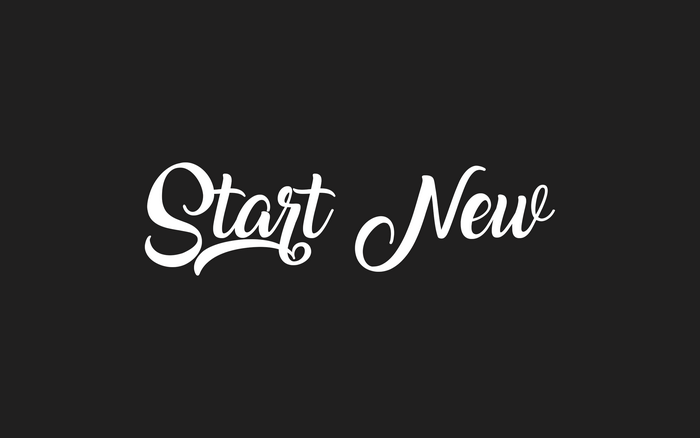Start New calligraphy text