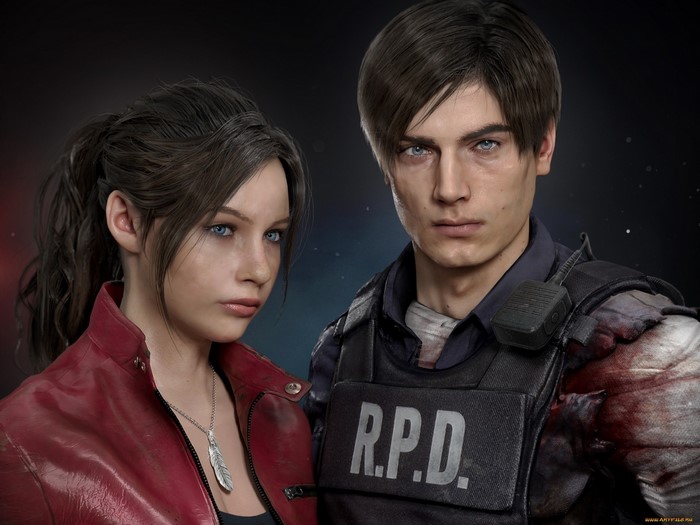 Resident Evil 2 Remake Claire Redfield and Leon S. Kennedy