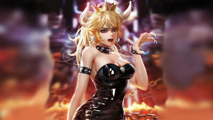 Bowsette from Super Mario
