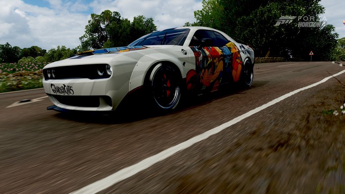 Dodge Challenger with Thundercats livery in Forza Horizon 4