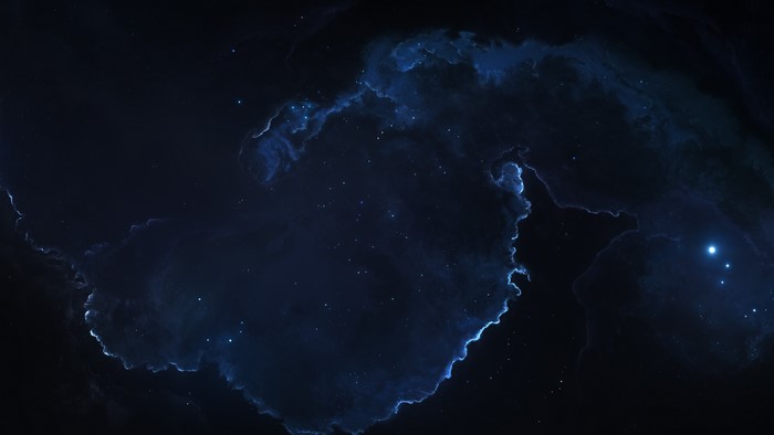 4K Space Art Nebula with Stars