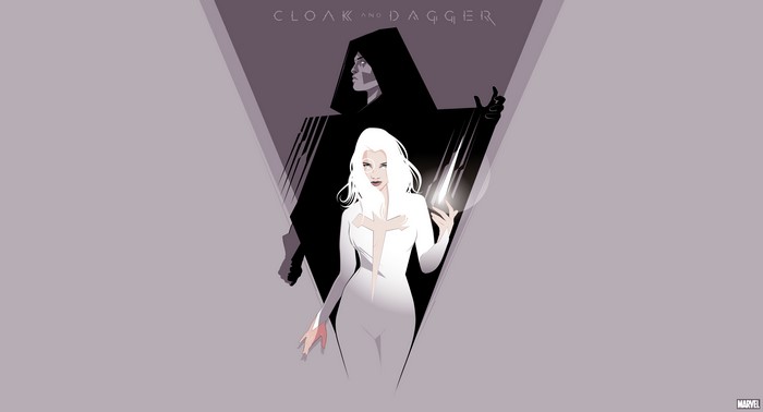 Cloak and Dagger Marvel Comics artwork