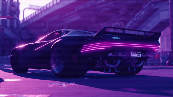 Cyberpunk 2077 V-Tech Aurora car