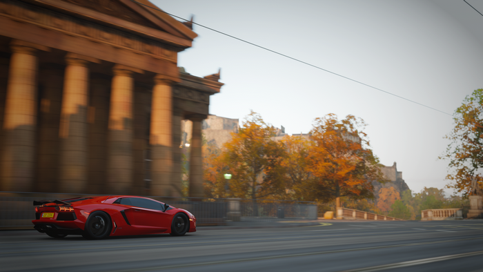 Red Lamborghini Aventador in Forza Horizon 4
