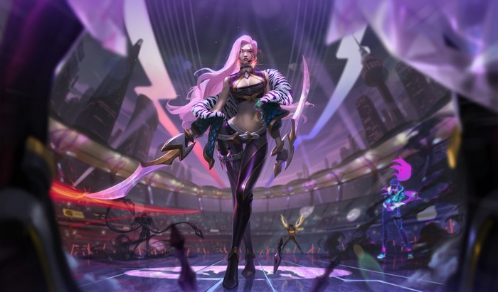 Katarina from League of Legends K/DA