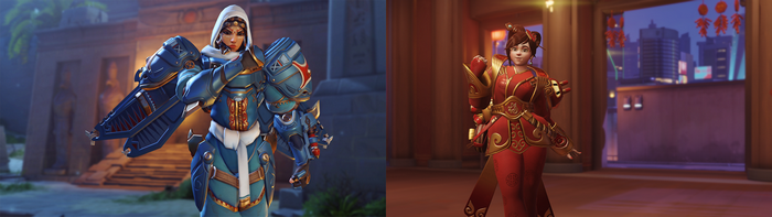 4K Overwatch: Mei and Pharah