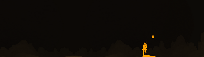 4K ultrawide NieR silhouette