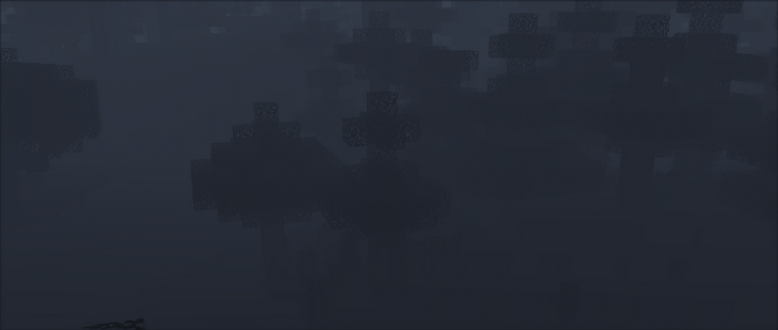 4K Minecraft video game dark scene
