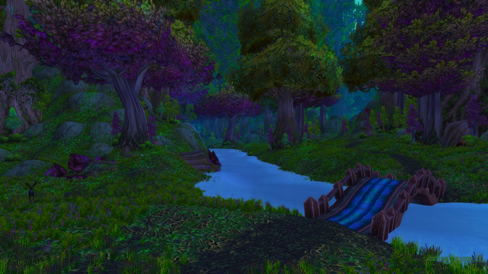 World of Warcraft screenshot of Ashenvale forest
