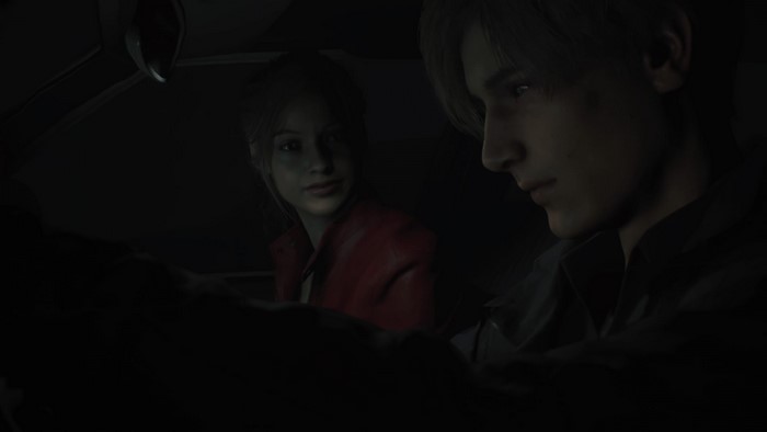Leon S. Kennedy and Claire Redfield from Resident Evil 2