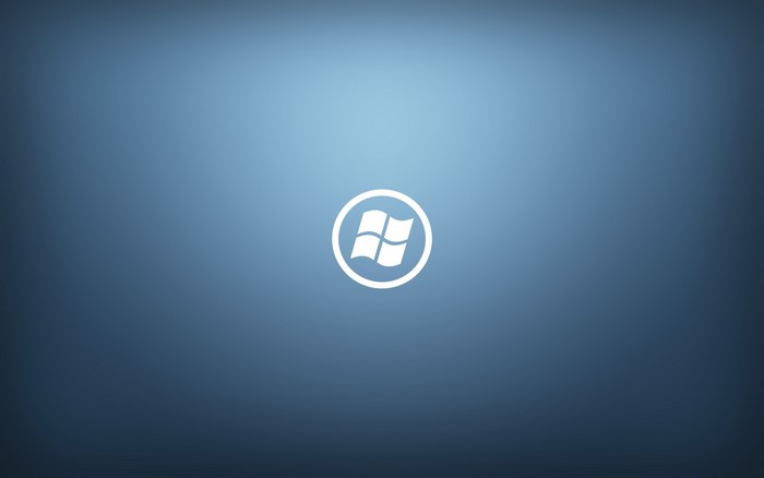 Microsoft Windows logo on blue gradient