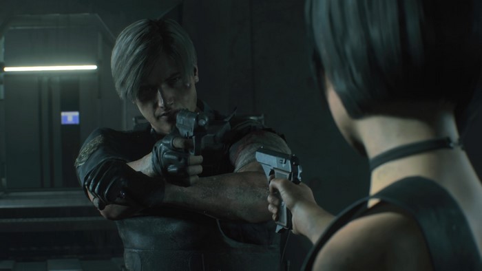 Leon S. Kennedy and Ada Wong from Resident Evil 2 Remake