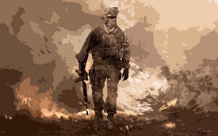Soldier from Call of Duty: Modern Warfare 2