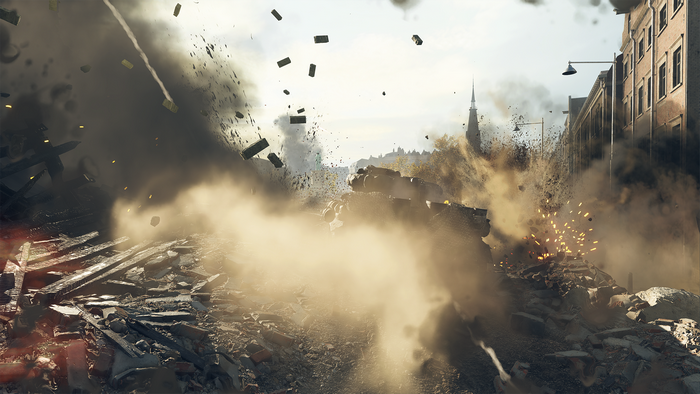 Explosion in Battlefield V