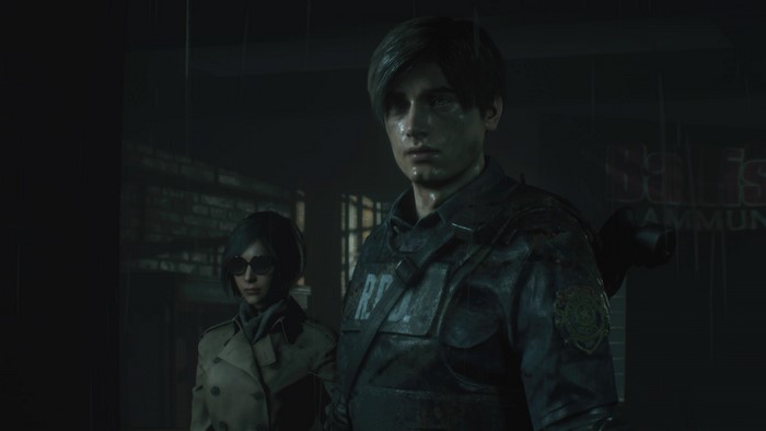 Leon S. Kennedy and Ada Wong from Resident Evil 2