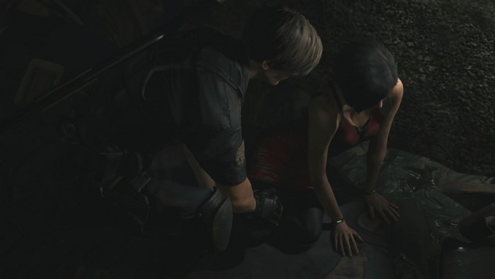 Leon S. Kennedy and Ada Wong from Resident Evil 2