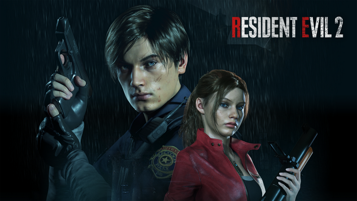 Leon and Claire from Resident Evil 2 Remake
