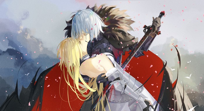 Jeanne d'Arc and Jeanne (Alter) from Fate/Grand Order