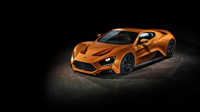 Zenvo ST1 orange sports car