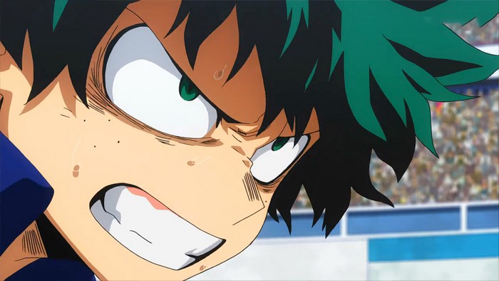 Izuku Midoriya Determined Expression from Boku no Hero Academia
