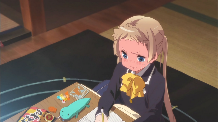 Dekomori Sanae from Chuunibyou demo Koi ga Shitai! studying