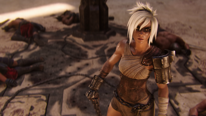 Riven from League of Legends in 4K