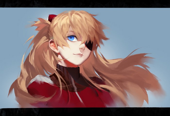 Asuka Langley Soryu from Neon Genesis Evangelion fan art
