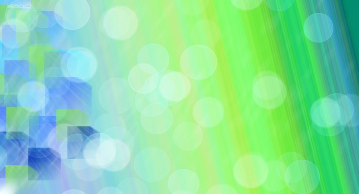 Abstract digital art with bokeh and geometric shapes