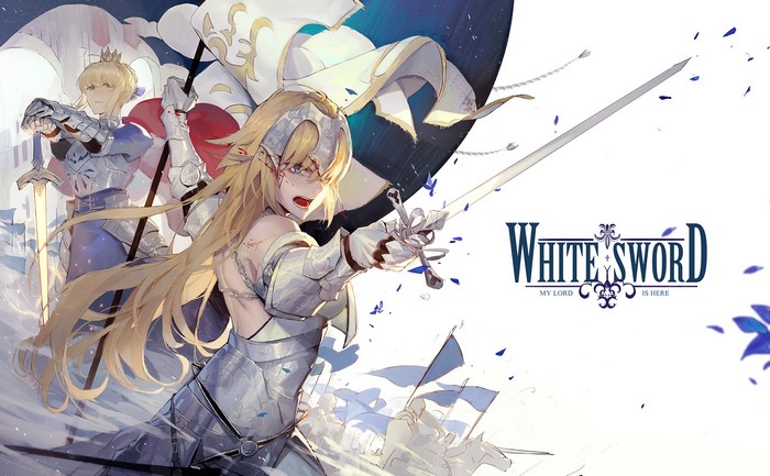 Jeanne d'Arc and Artoria Pendragon from Fate Series