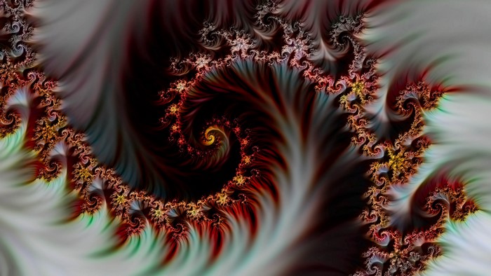 4K fractal render abstract digital art