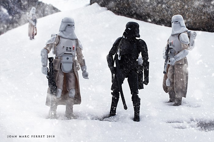 Star Wars Imperial Forces in a snowy landscape