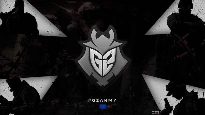 G2 Esports logo with #G2ARMY hashtag