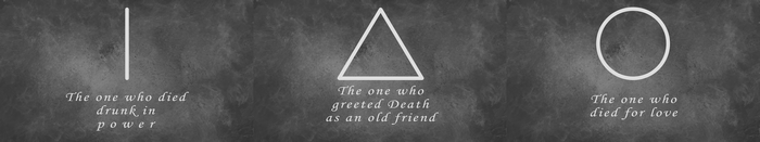 Minimalist Harry Potter Deathly Hallows Symbols