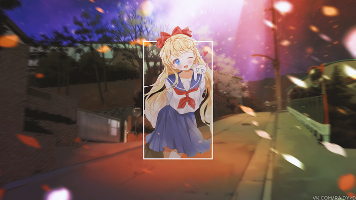 4K Aino Minako from Sailor Moon picture-in-picture