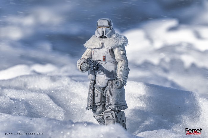 Imperial Snowtrooper from Star Wars in snow