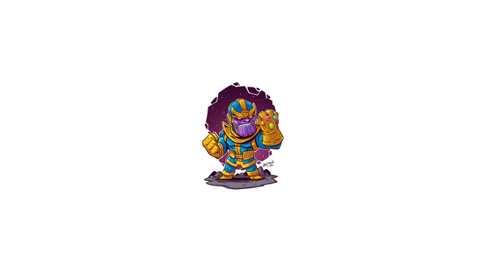 Chibi Thanos from Marvel Comics