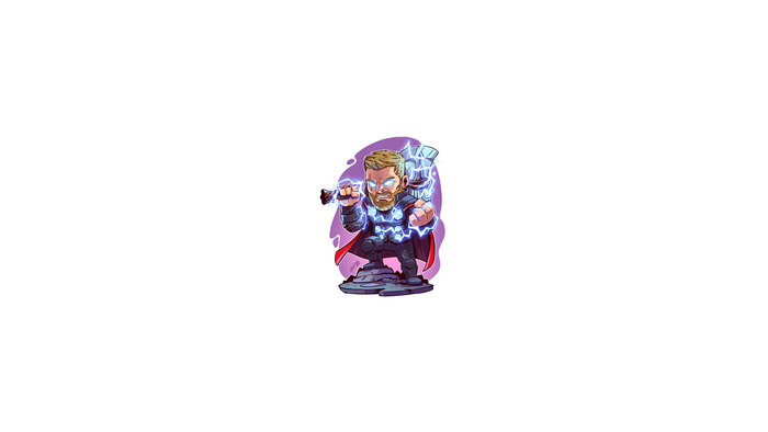 Chibi Thor from Marvel Comics