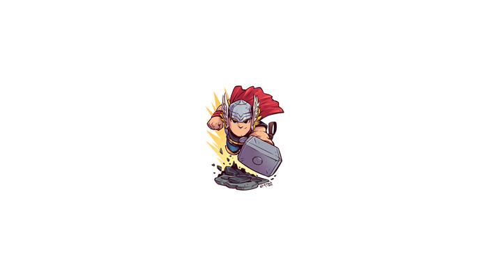 Chibi Thor from Marvel Comics