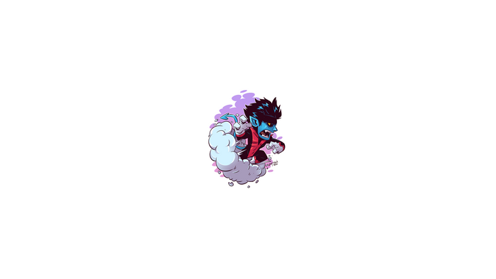 Chibi Nightcrawler from X-Men by Derek Laufman