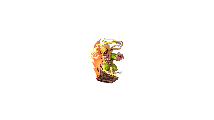 Chibi Iron Fist from Marvel Comics