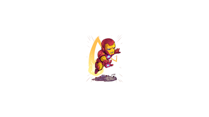Chibi Iron Man from Marvel Comics